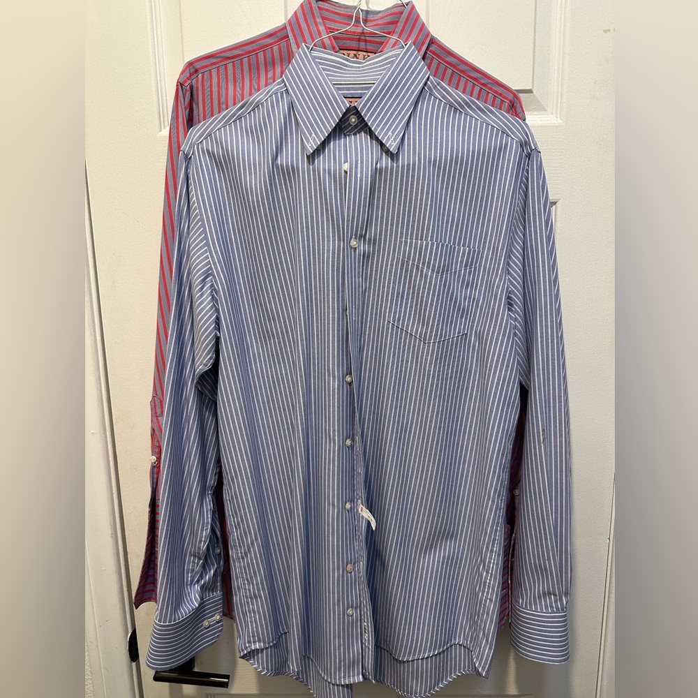 2 Thomas Pink Men’s button down dress shirts